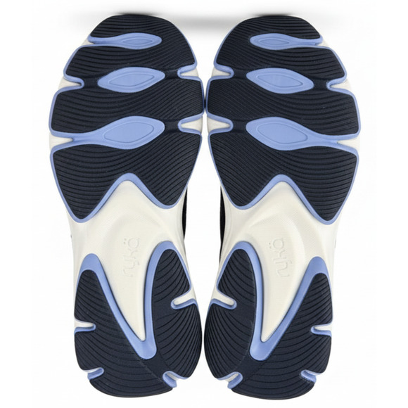 Ryka Womens 7M Devotion X Max Walking Shoes Sneakers Navy Acadamy Blue Lace Up - Picture 8 of 13